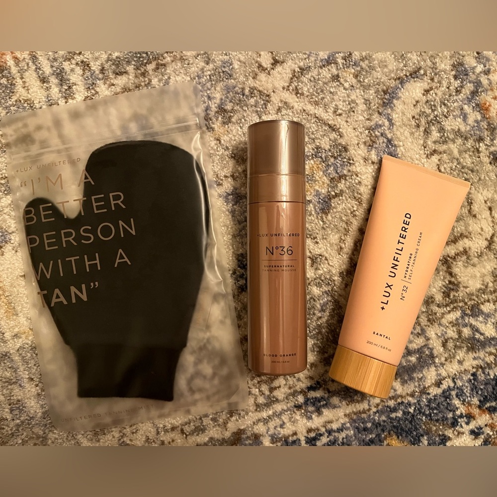 Lux Unfiltered No. 36 Tanning Mousse/Mit & No. 32 Tanning Cream